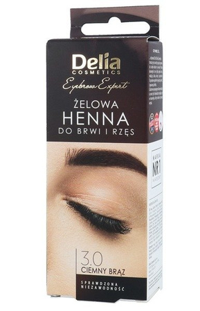 Delia Henna Elowa Do Brwi Ciemny Br Z Ml Drogeria Lavandin