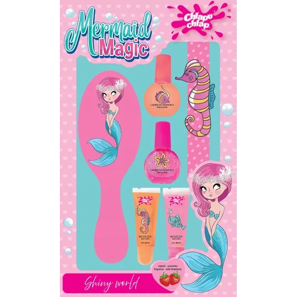 ESTETICA Chlapu Chlap Mermaid Magic zestaw dziecięcy ze szczotką do włosów 