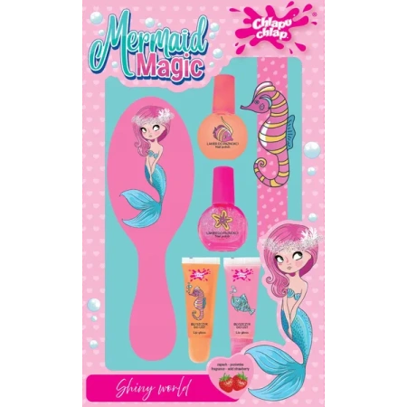 ESTETICA Chlapu Chlap Mermaid Magic zestaw dziecięcy ze szczotką do włosów 