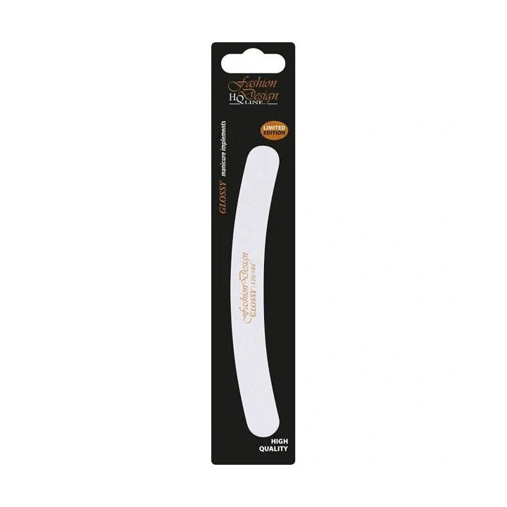 TOP CHOICE Glossy pilnik do paznokci banan 120/180