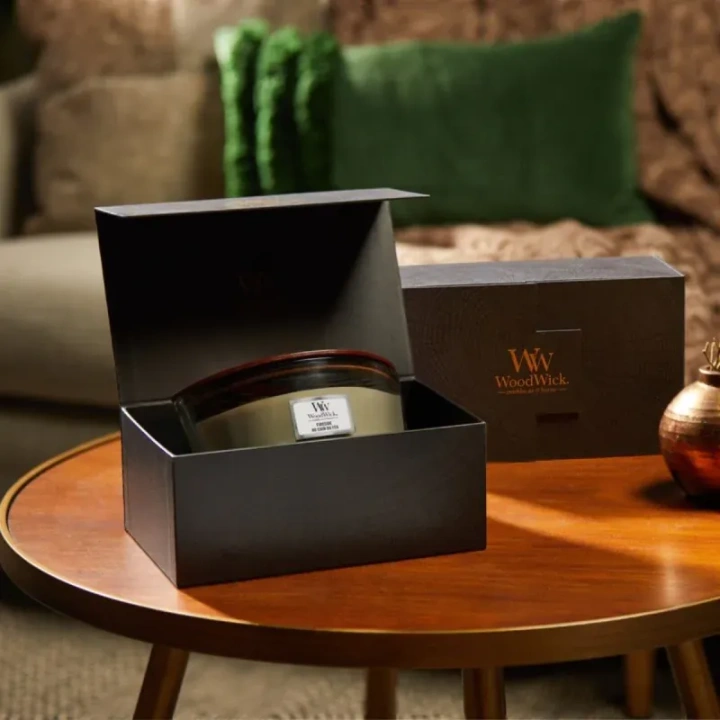 WOODWICK Zestaw Prezentowy świeca elipsa FIRESIDE 453,6g