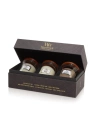 WOODWICK Zestaw Prezentowy świece małe FIRESIDE, WHITE TEAK, SAND & DRIFTWOOD 3x85g