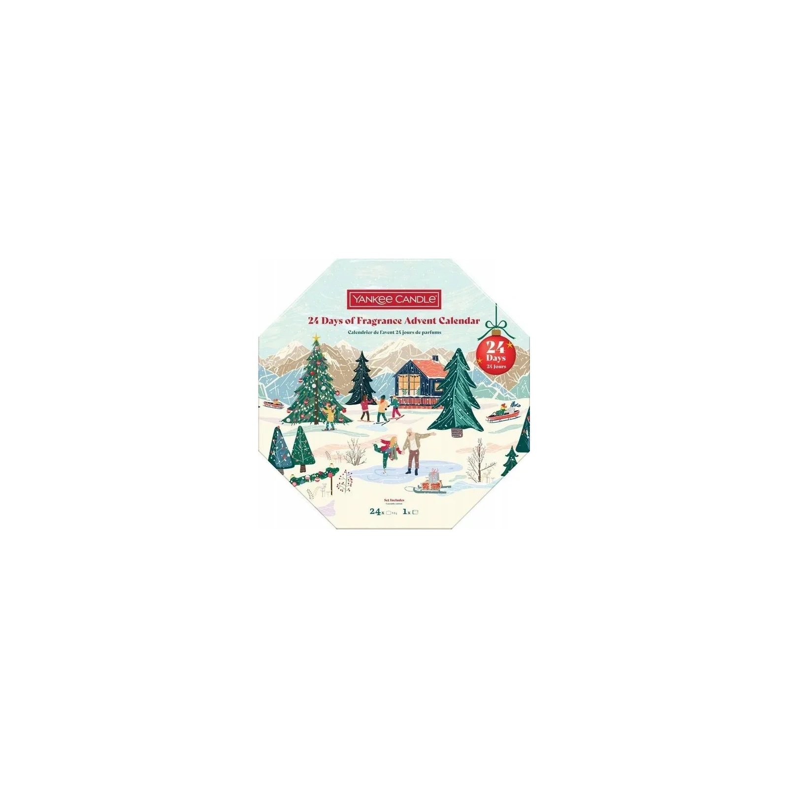 YANKEE CANDLE Apres Ski kalendarz adwentowy ze świeczkami WIENIEC