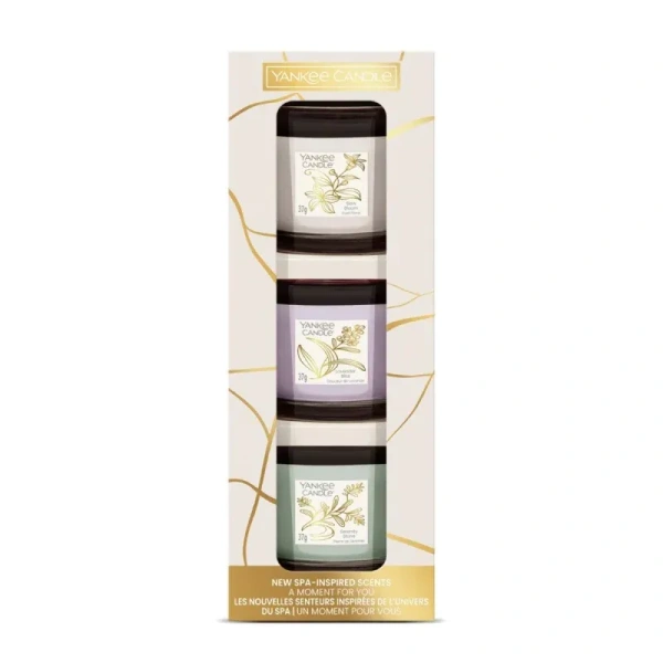 YANKEE CANDLE Zestaw Prezentowy mini świece 3szt LITTLE LUXURIES 3x37g