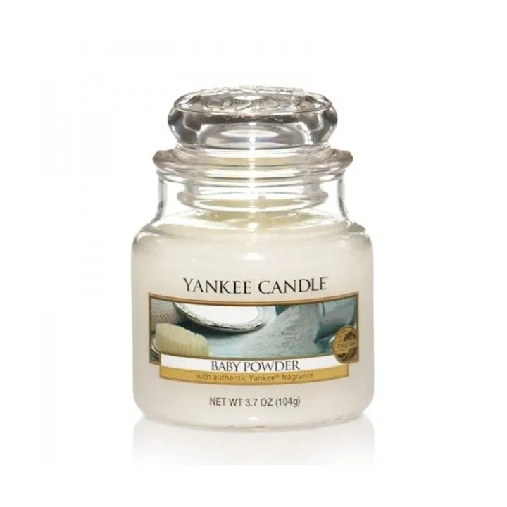 YANKEE CANDLE Small Jar Baby Powder 104g
