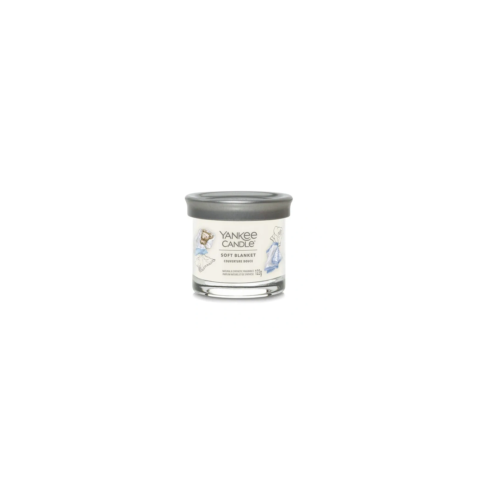 YANKEE CANDLE Signature tumbler z 1 knotem SOFT BLANKET 122g