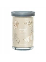 YANKEE CANDLE Signature tumbler z 2 knotami WARM CASHMERE 567g