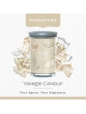 YANKEE CANDLE Signature tumbler z 2 knotami WARM CASHMERE 567g