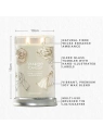 YANKEE CANDLE Signature tumbler z 2 knotami WARM CASHMERE 567g