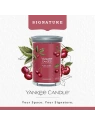 YANKEE CANDLE Signature tumbler z 2 knotami BLACK CHERRY 567g