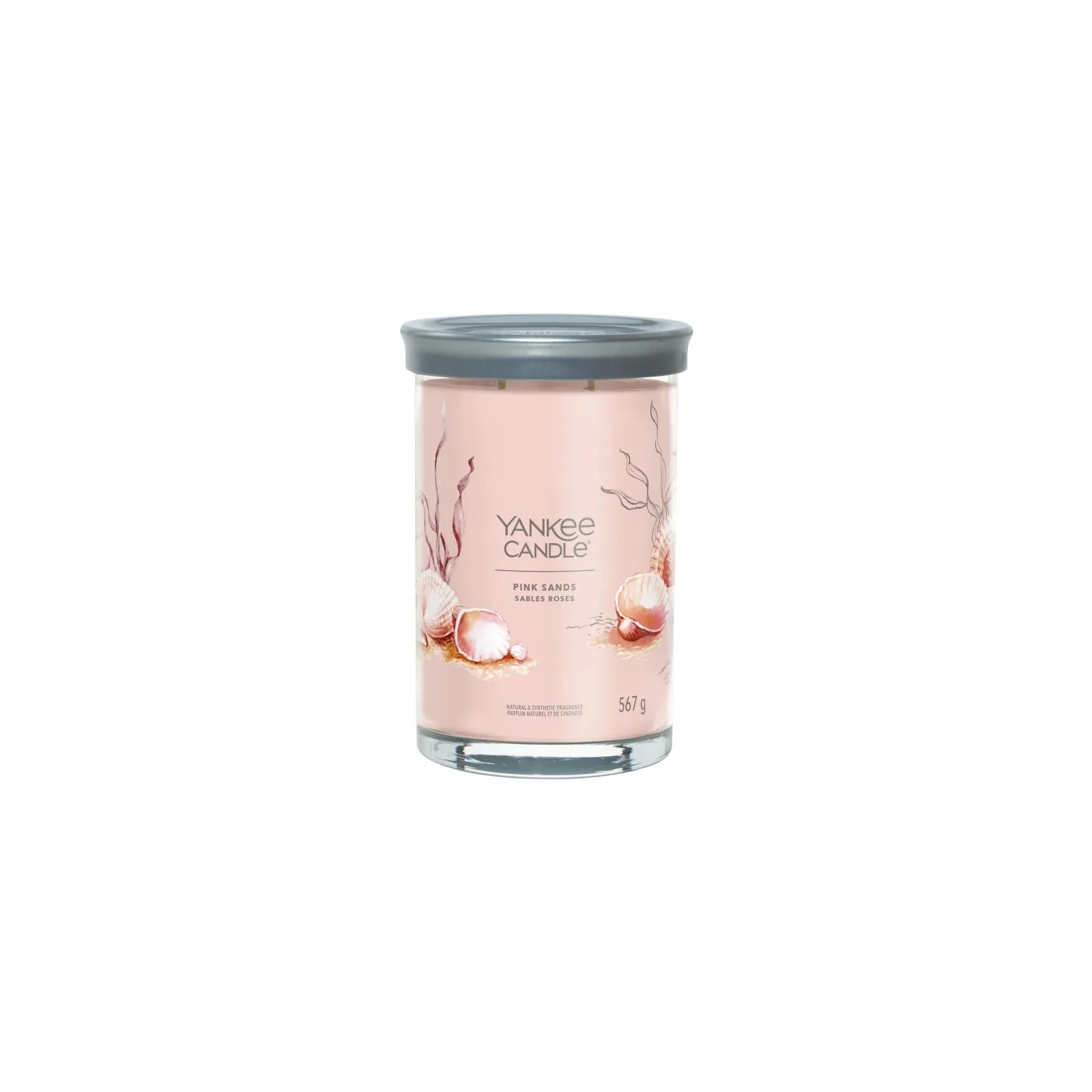 YANKEE CANDLE Signature tumbler z 2 knotami PINK SANDS 567g