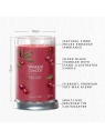 YANKEE CANDLE Signature tumbler z 2 knotami BLACK CHERRY 567g