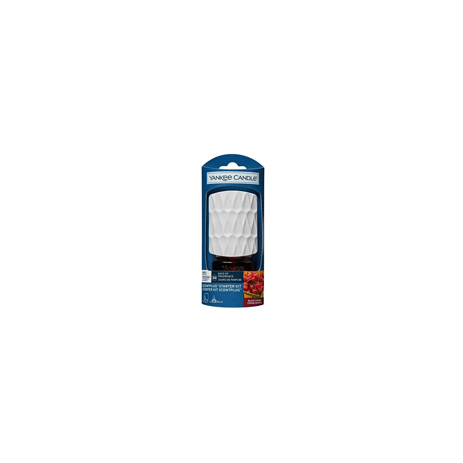YANKEE CANDLE Elektryczny Odświeżacz zestaw startowy BLACK CHERRY 18,5ml