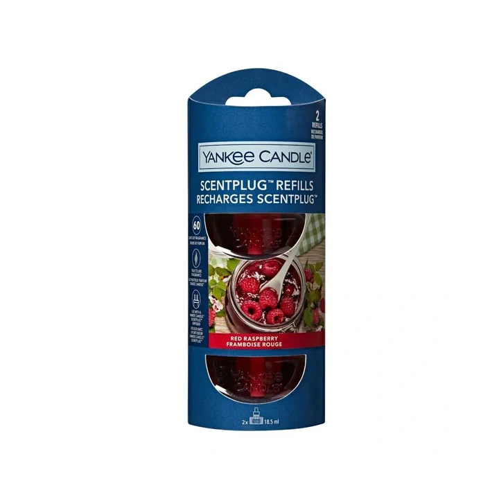 YANKEE CANDLE Elektryczny Odświeżacz uzupełniacz RED RASPBERRY 2x18,5ml