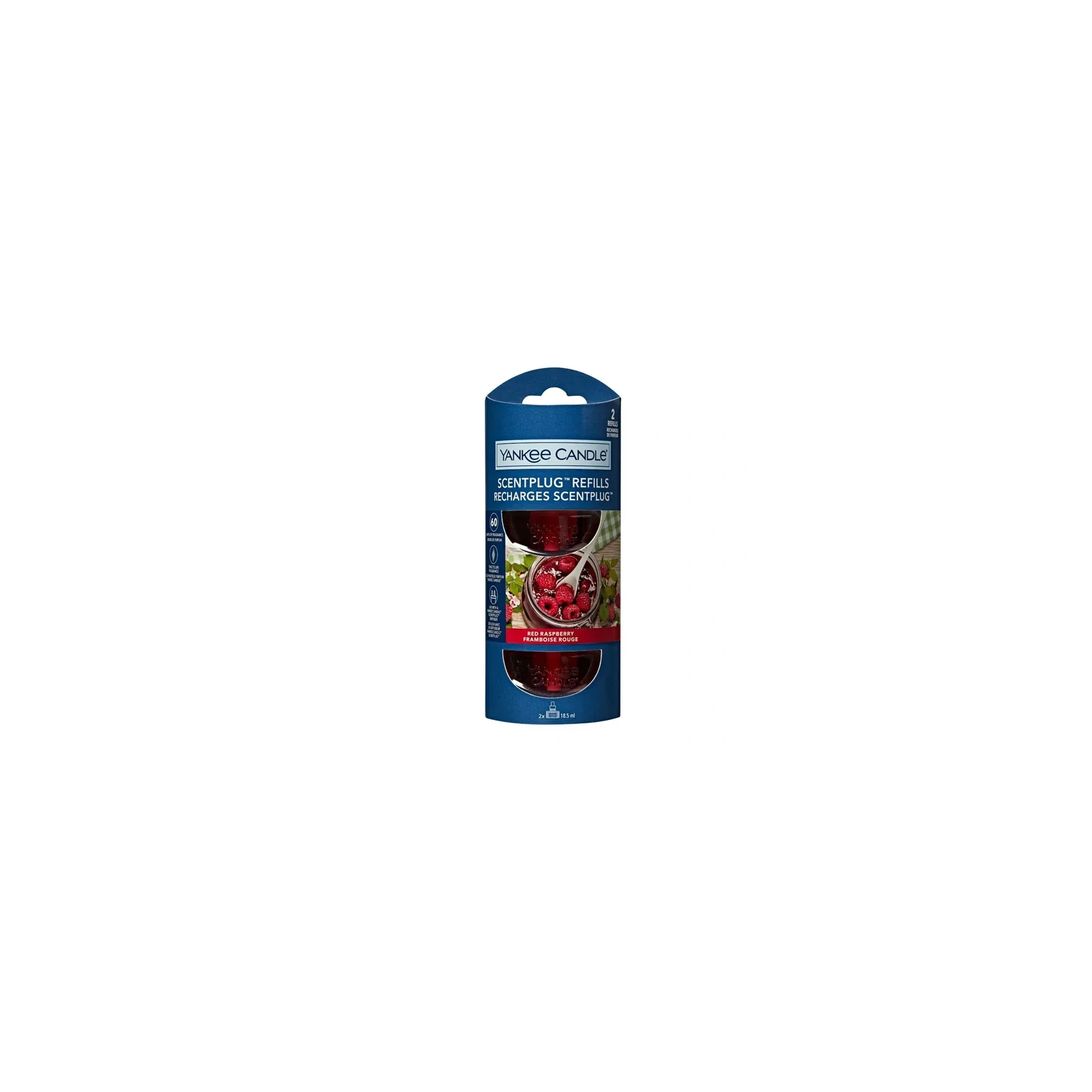YANKEE CANDLE Elektryczny Odświeżacz uzupełniacz RED RASPBERRY 2x18,5ml