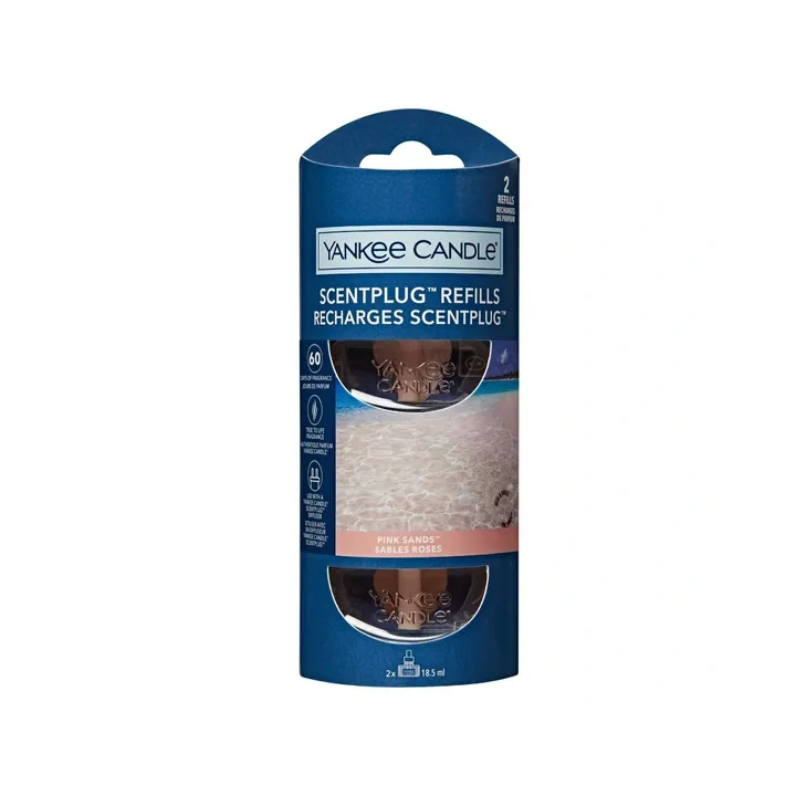 YANKEE CANDLE Elektryczny Odświeżacz uzupełniacz PINK SANDS 2x18,5ml