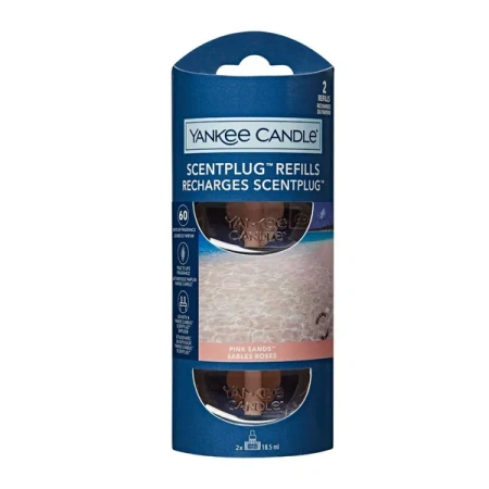 YANKEE CANDLE Elektryczny Odświeżacz uzupełniacz PINK SANDS 2x18,5ml