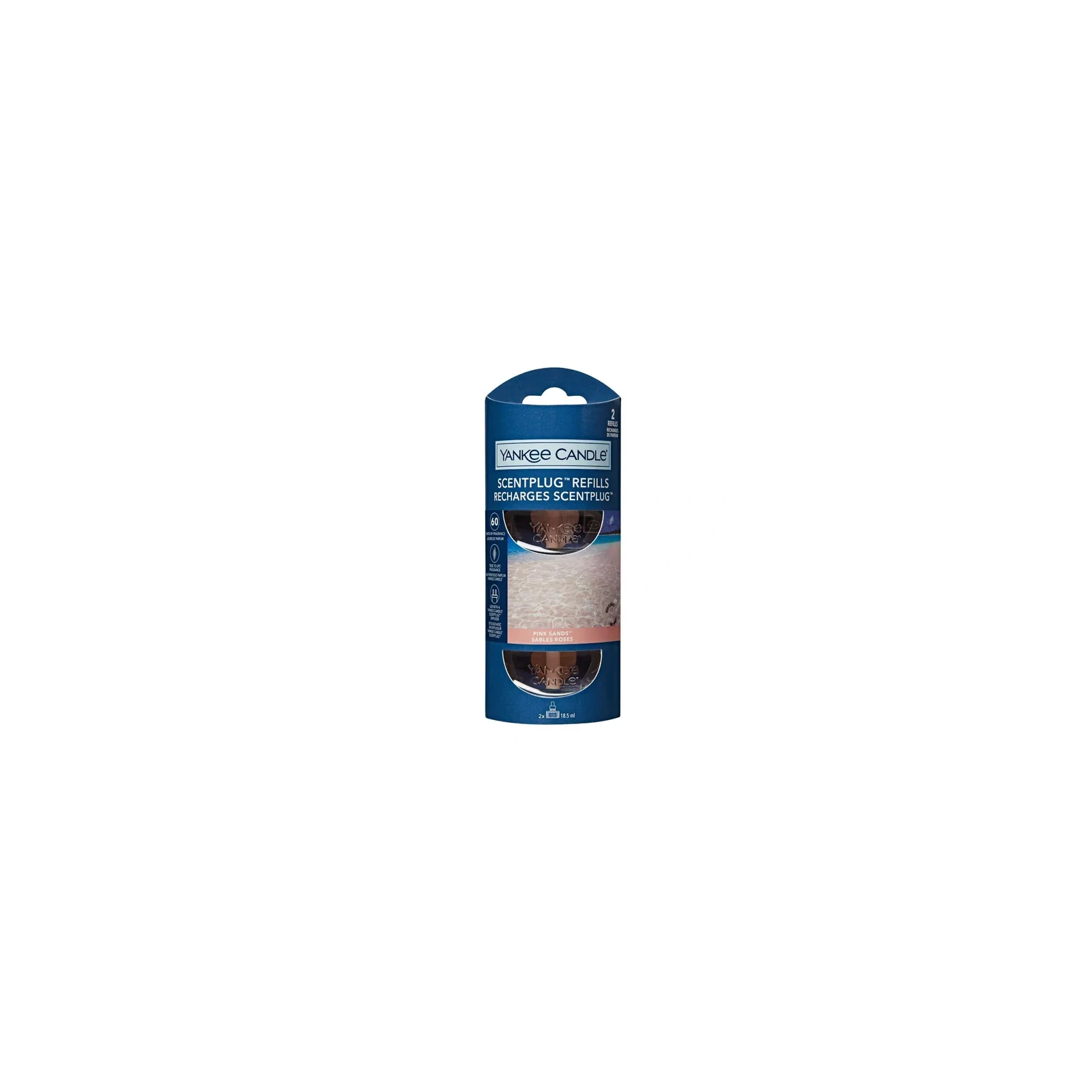 YANKEE CANDLE Elektryczny Odświeżacz uzupełniacz PINK SANDS 2x18,5ml