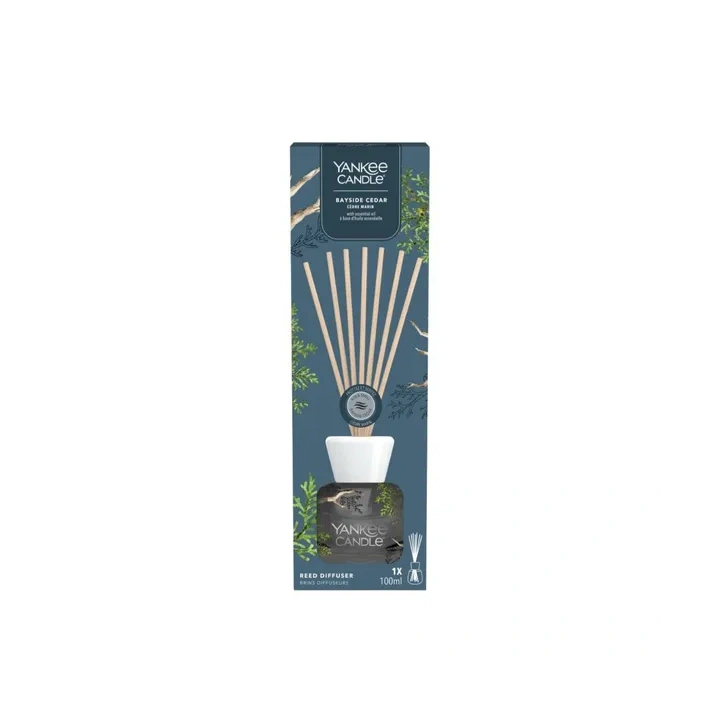YANKEE CANDLE Reed Diffuser pałeczki zapachowe BAYSIDE CEDAR 100ml