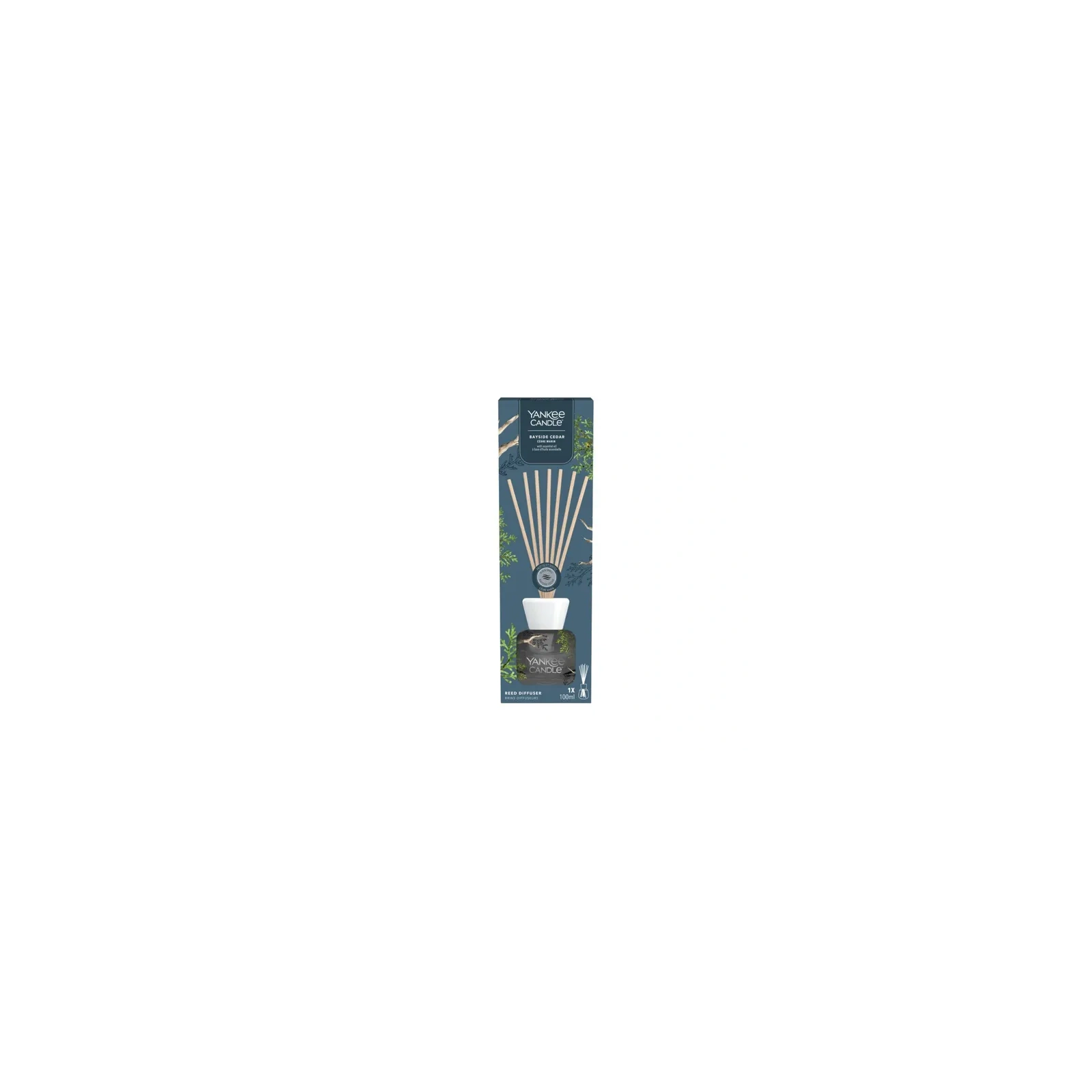 YANKEE CANDLE Reed Diffuser pałeczki zapachowe BAYSIDE CEDAR 100ml
