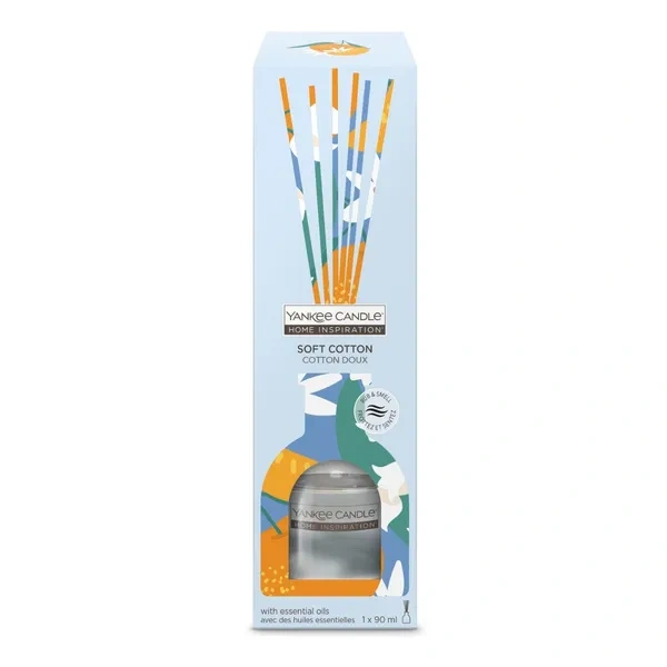 YANKEE CANDLE Home Inspiration pałeczki zapachowe SOFT COTTON 90ml