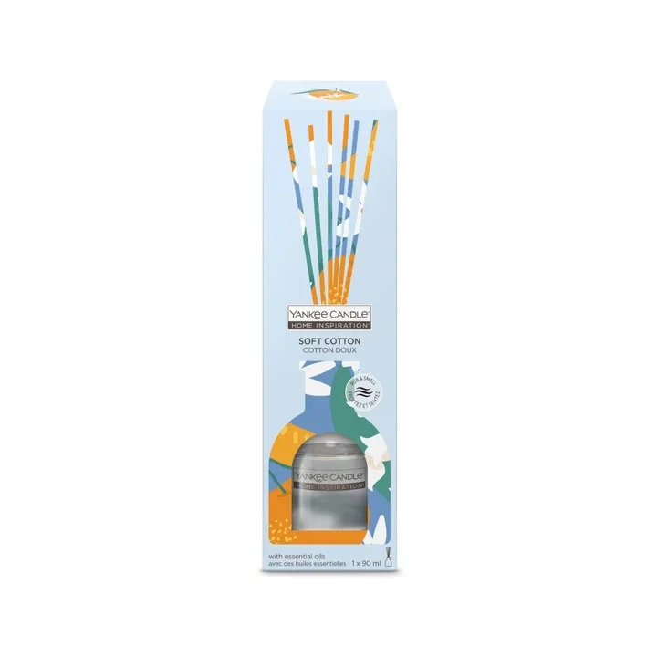 YANKEE CANDLE Home Inspiration pałeczki zapachowe SOFT COTTON 90ml