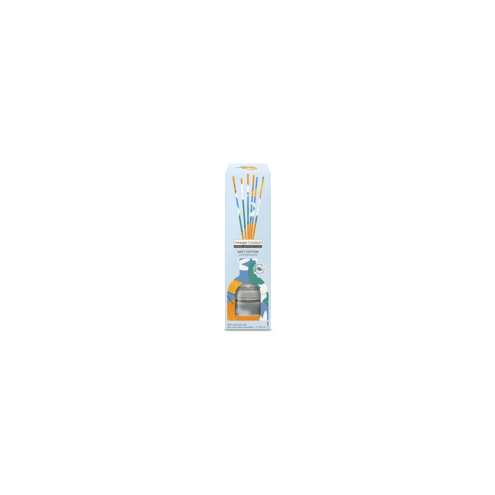 YANKEE CANDLE Home Inspiration pałeczki zapachowe SOFT COTTON 90ml