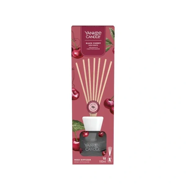 YANKEE CANDLE Reed Diffuser pałeczki zapachowe BLACK CHERRY 100ml