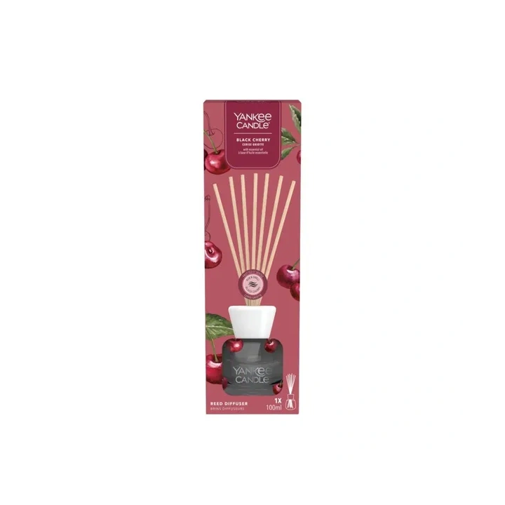 YANKEE CANDLE Reed Diffuser pałeczki zapachowe BLACK CHERRY 100ml