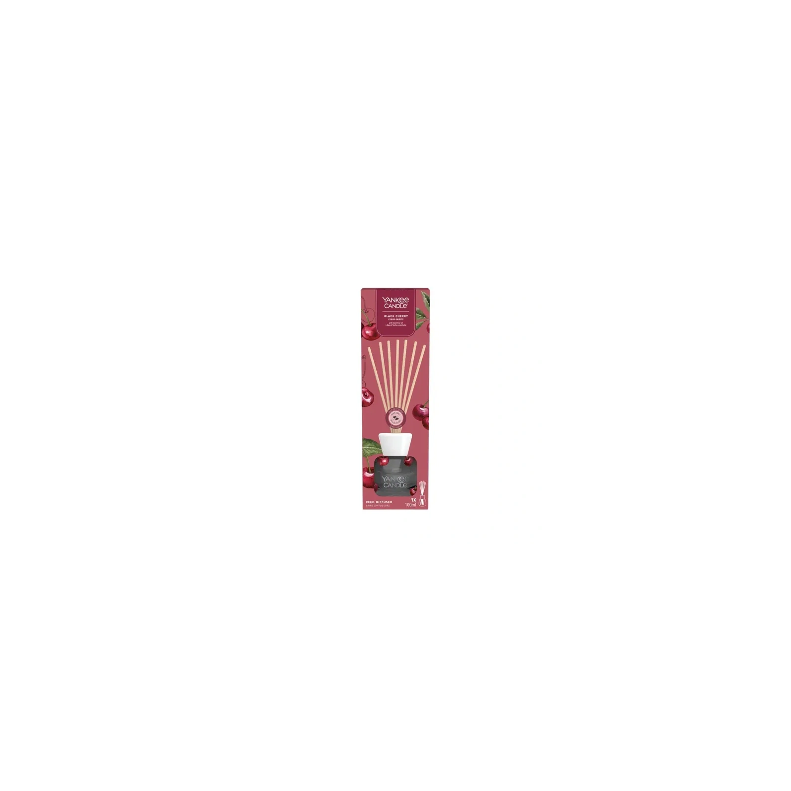 YANKEE CANDLE Reed Diffuser pałeczki zapachowe BLACK CHERRY 100ml