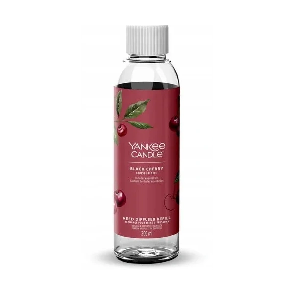 YANKEE CANDLE Reed Diffuser Refill zapas do pałeczek zapachowych BLACK CHERRY 200ml