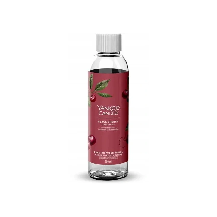 YANKEE CANDLE Reed Diffuser Refill zapas do pałeczek zapachowych BLACK CHERRY 200ml
