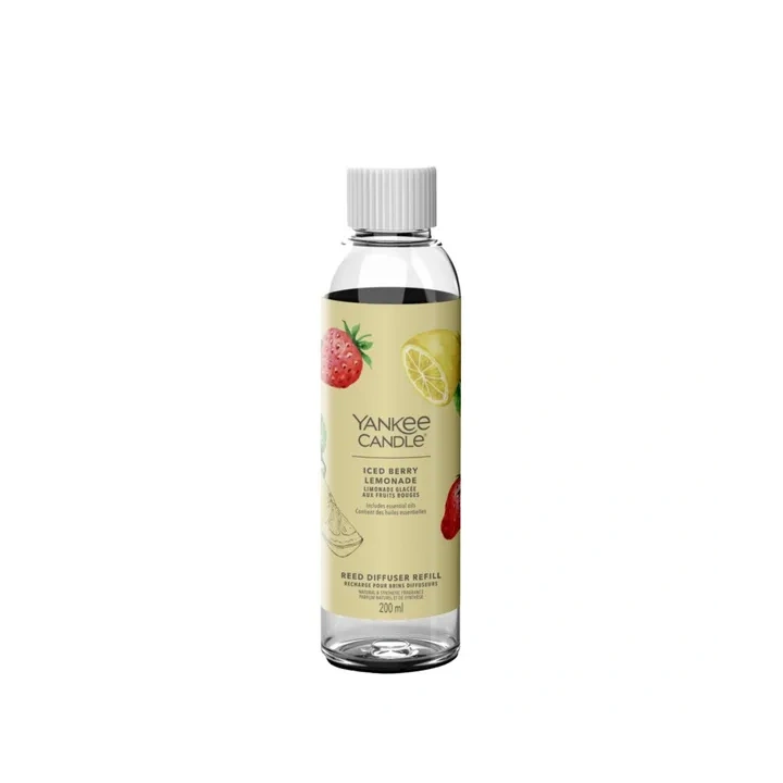 YANKEE CANDLE Reed Diffuser Refill zapas do pałeczek zapachowych ICED BERRY LEMONADE 200ml