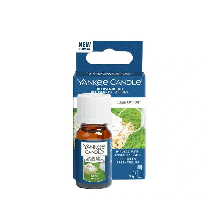 YANKEE CANDLE Ultrasonic Aroma olejek zapachowy CLEAN COTTON 10ml