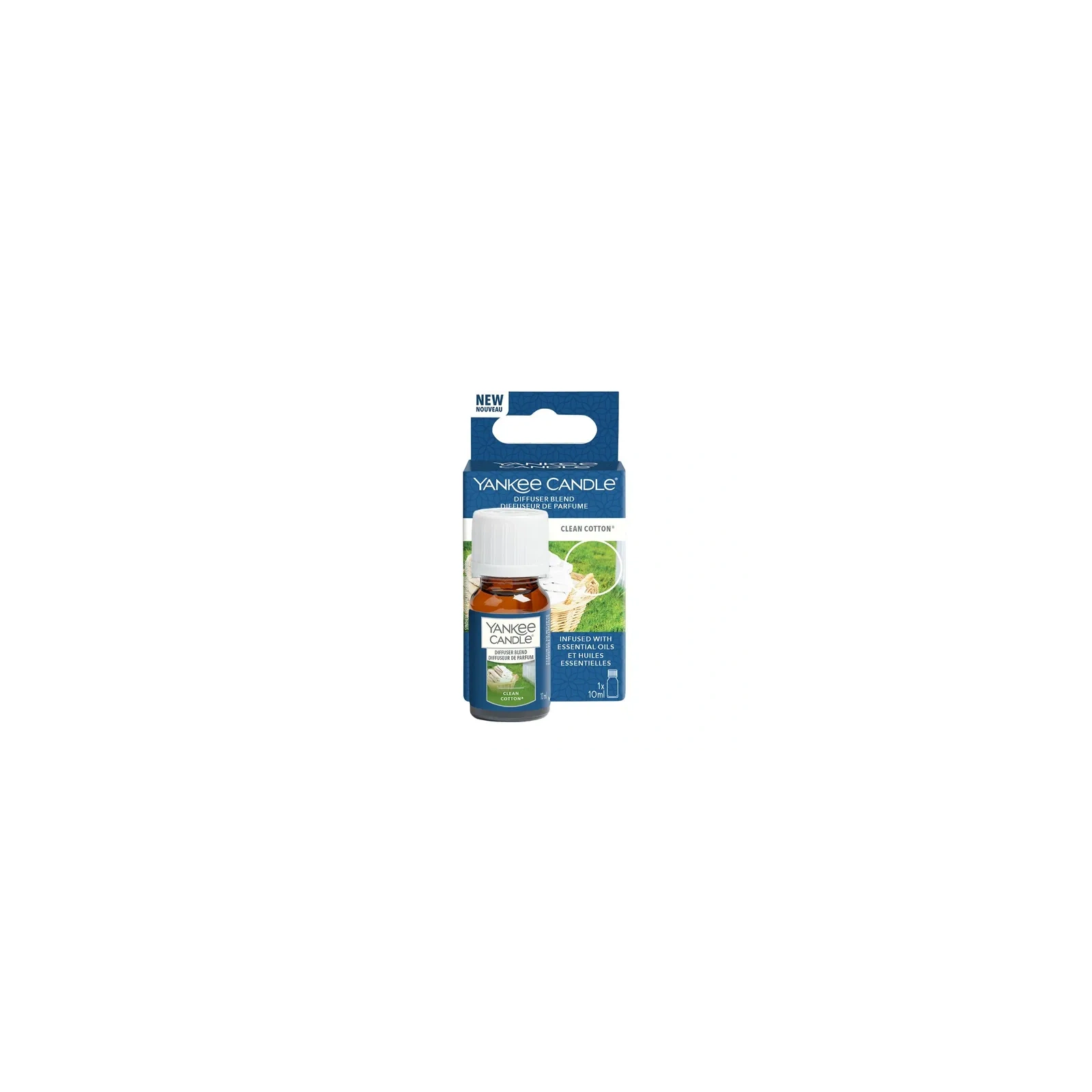 YANKEE CANDLE Ultrasonic Aroma olejek zapachowy CLEAN COTTON 10ml