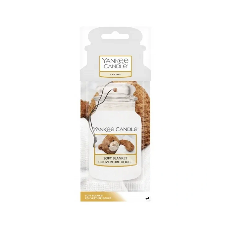 YANKEE CANDLE Car Jar Single zapach do auta SOFT BLANKET 15g