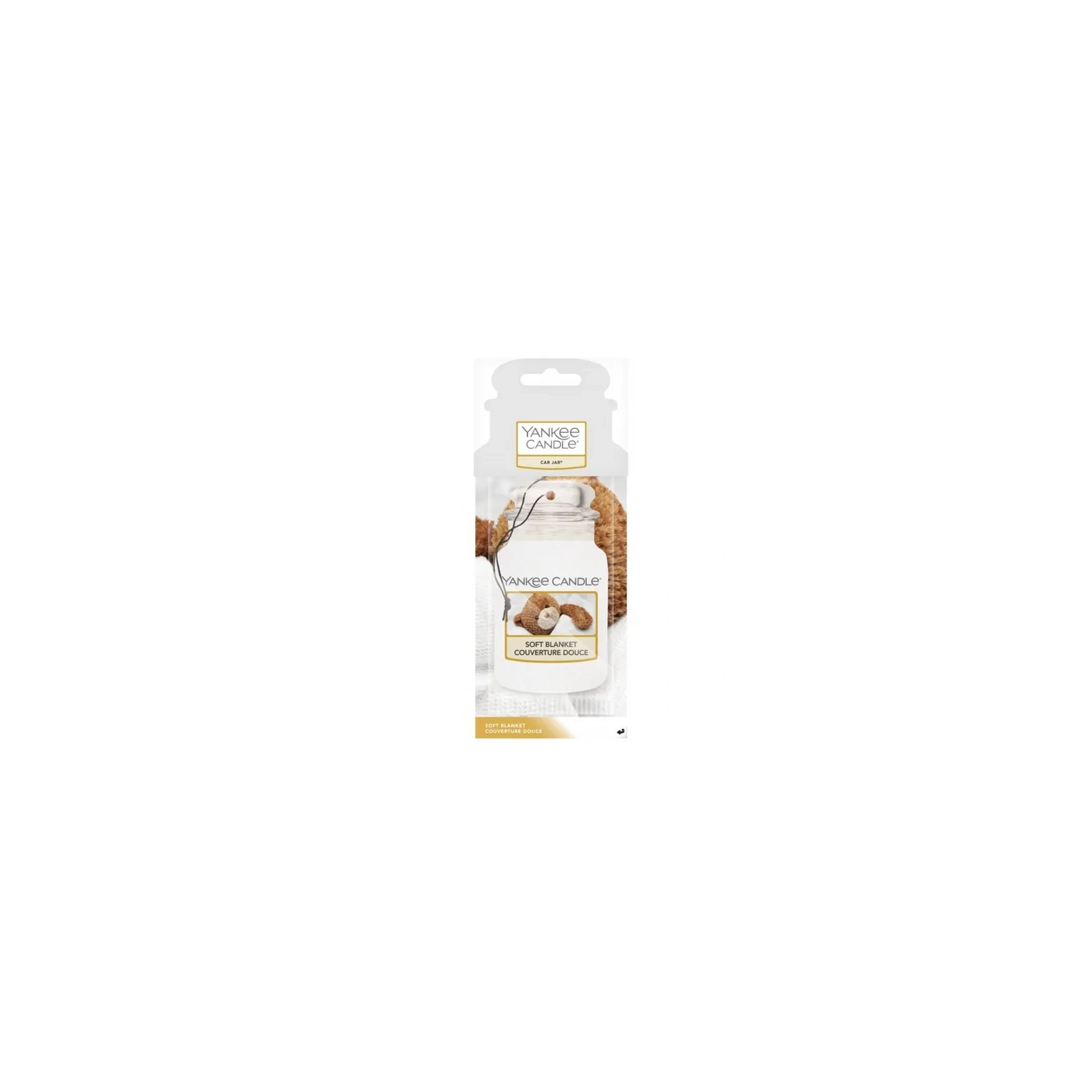 YANKEE CANDLE Car Jar Single zapach do auta SOFT BLANKET 15g