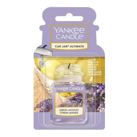 YANKEE CANDLE Car Jar Ultimate żelowy zapach do auta LEMON LAVENDER 25g