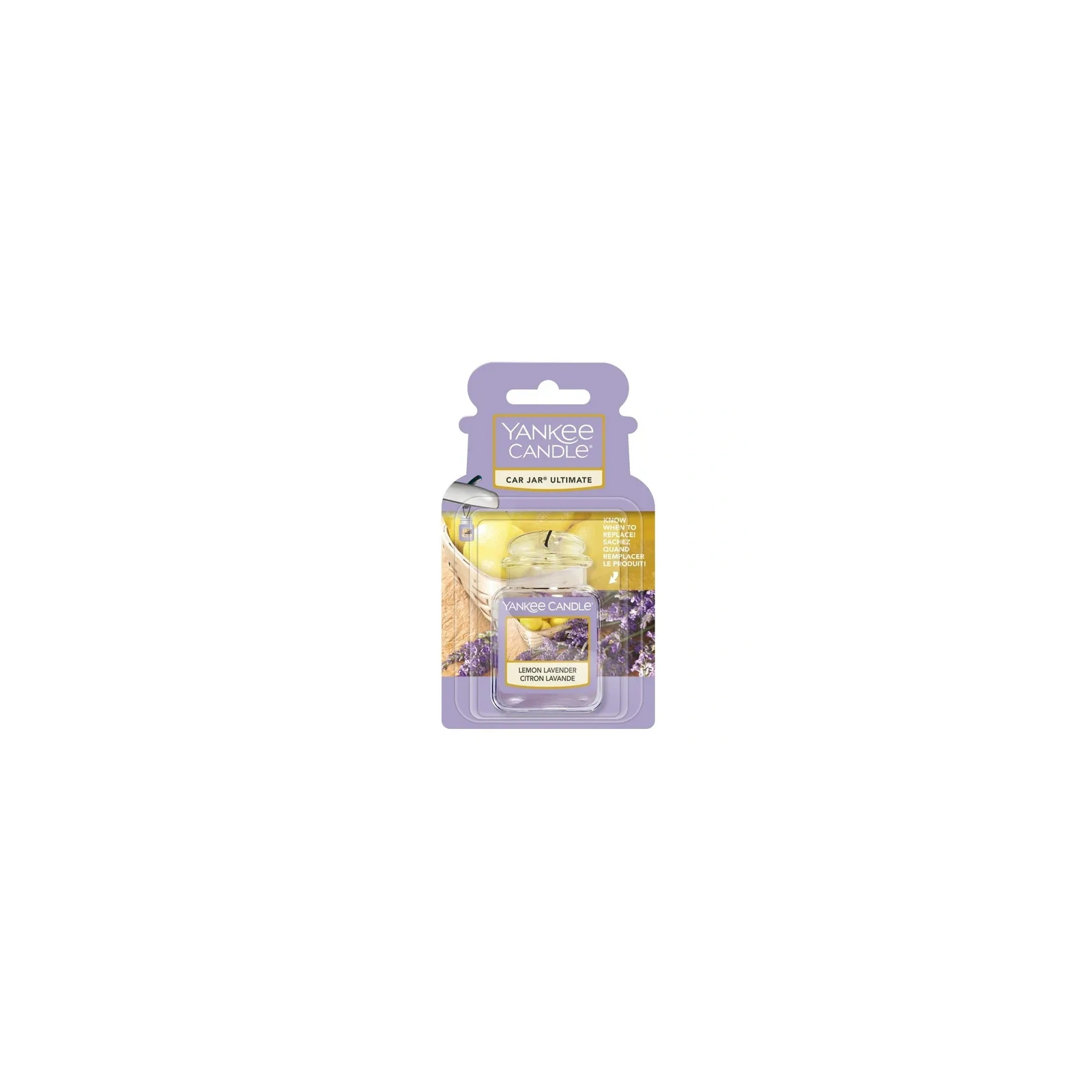 YANKEE CANDLE Car Jar Ultimate żelowy zapach do auta LEMON LAVENDER 25g