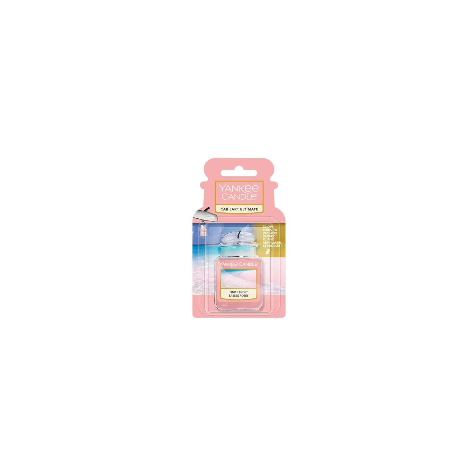 YANKEE CANDLE Car Jar Ultimate żelowy zapach do auta PINK SANDS 25g