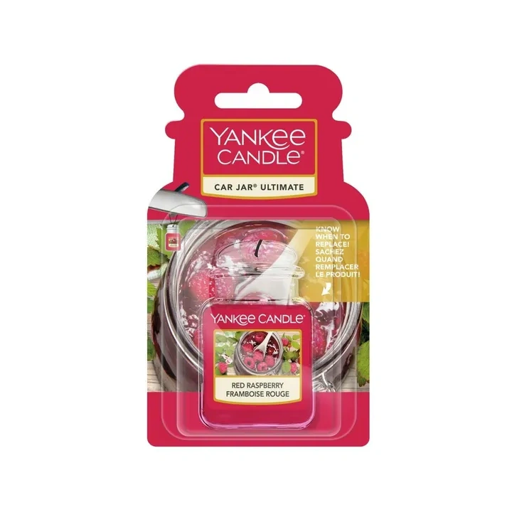 YANKEE CANDLE Car Jar Ultimate żelowy zapach do auta RED RASPBERRY 25g