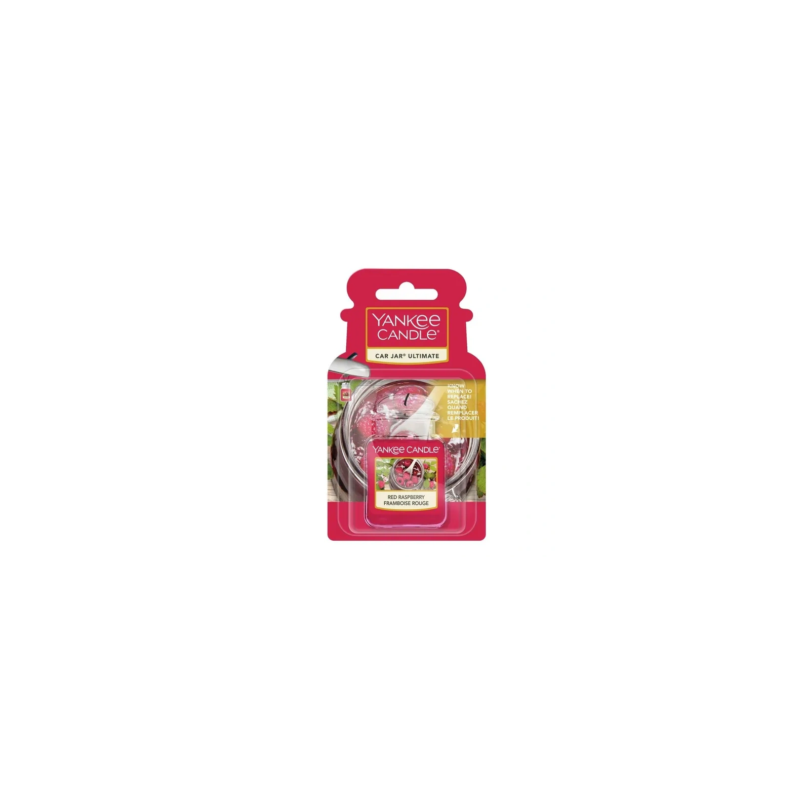 YANKEE CANDLE Car Jar Ultimate żelowy zapach do auta RED RASPBERRY 25g