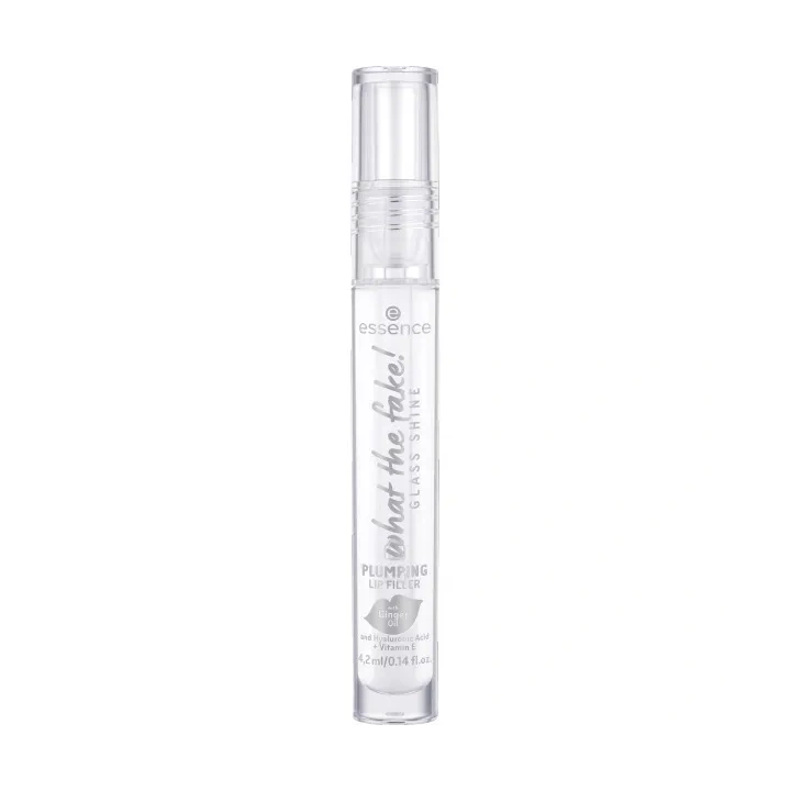 ESSENCE What The Fake! błyszczyk do ust powiększający 01 Glass Shine Plumping Lip Filler 4,2ml