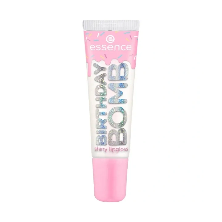 ESSENCE Shiny Lipgloss Juicy Bomb błyszczyk do ust BIRTHDAY 01 Cake My Day! 10ml 