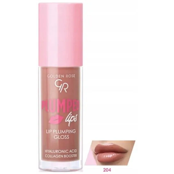 GOLDEN ROSE Plumped Lips błyszczyk do ust 204 PIEKĄCY 4,7ml 