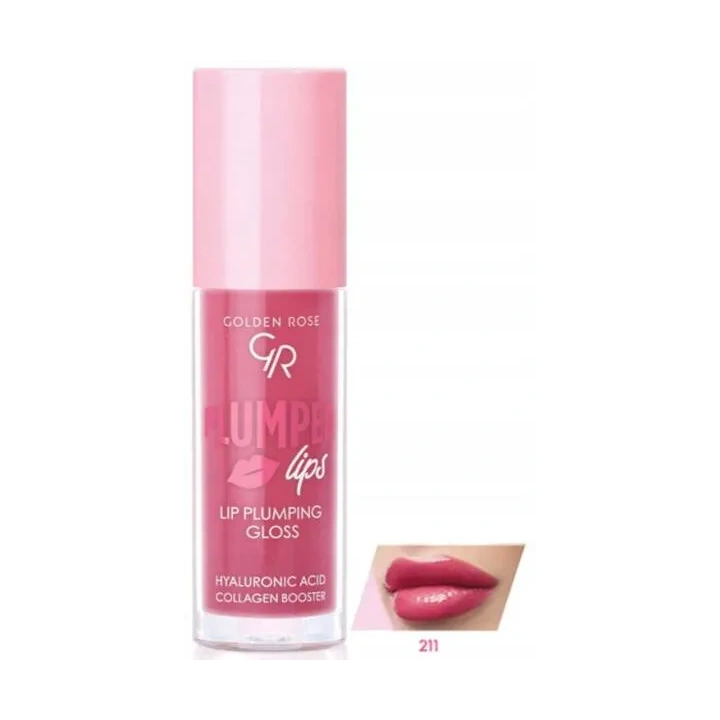 GOLDEN ROSE Plumped Lips błyszczyk do ust 211 PIEKĄCY 4,7ml 
