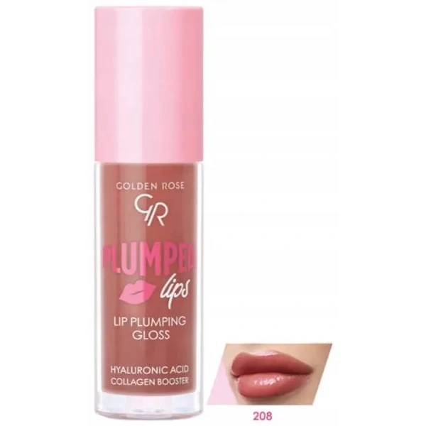 GOLDEN ROSE Plumped Lips błyszczyk do ust 208 PIEKĄCY 4,7ml 