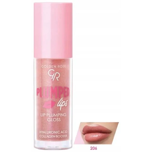 GOLDEN ROSE Plumped Lips błyszczyk do ust 206 PIEKĄCY 4,7ml 