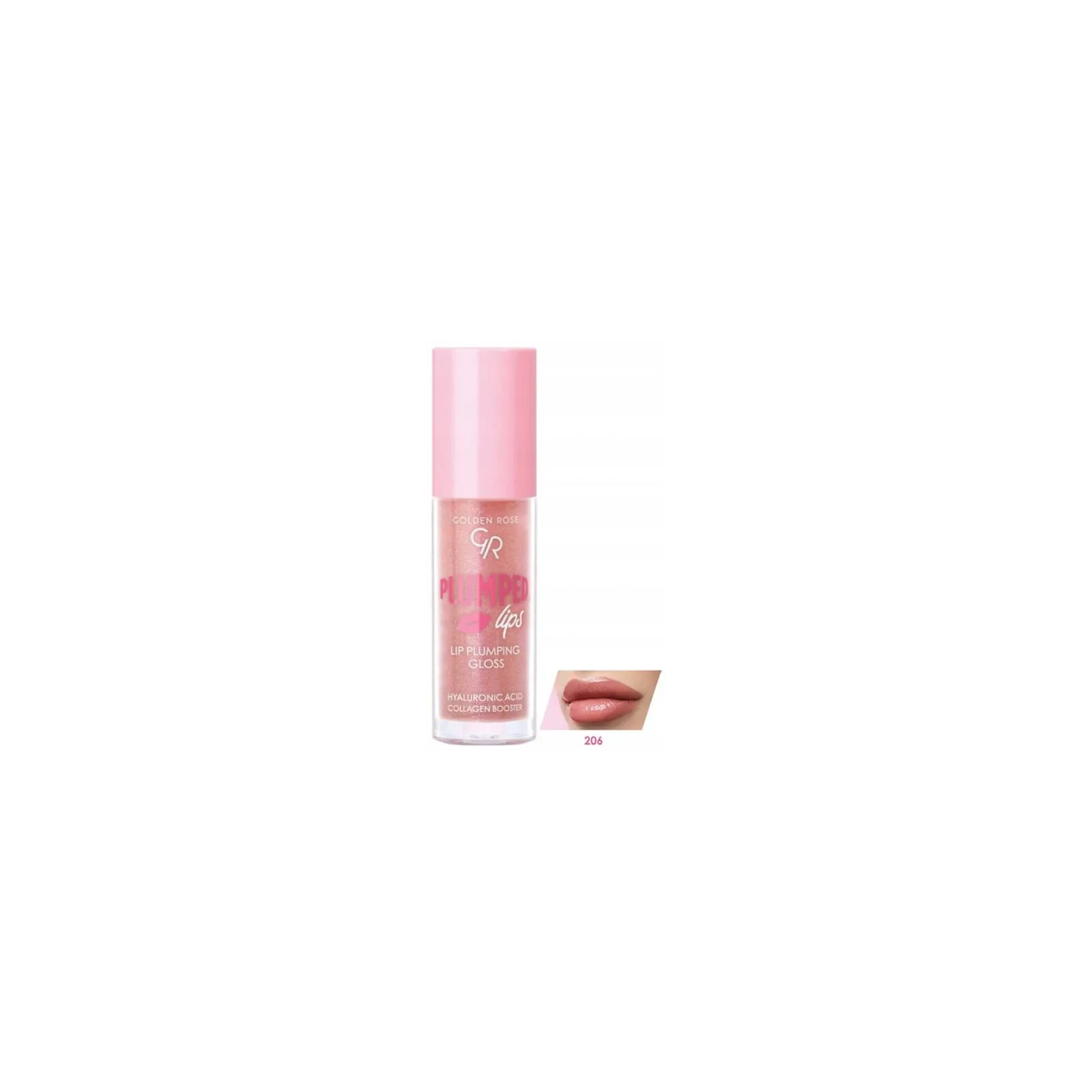 GOLDEN ROSE Plumped Lips błyszczyk do ust 206 PIEKĄCY 4,7ml 