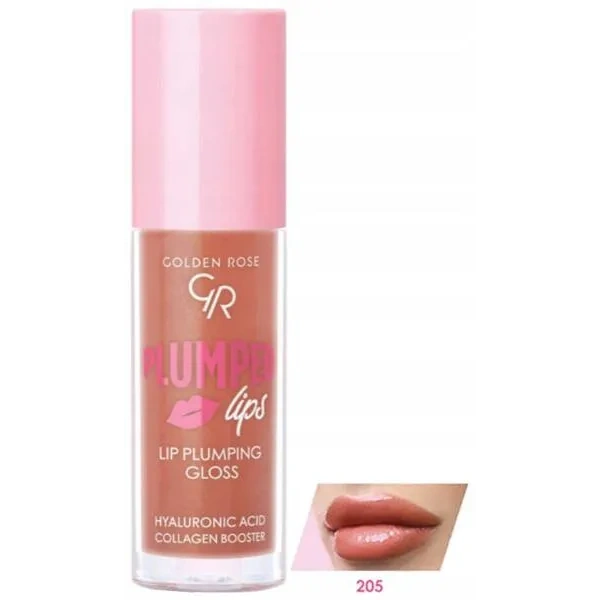GOLDEN ROSE Plumped Lips błyszczyk do ust 205 PIEKĄCY 4,7ml 
